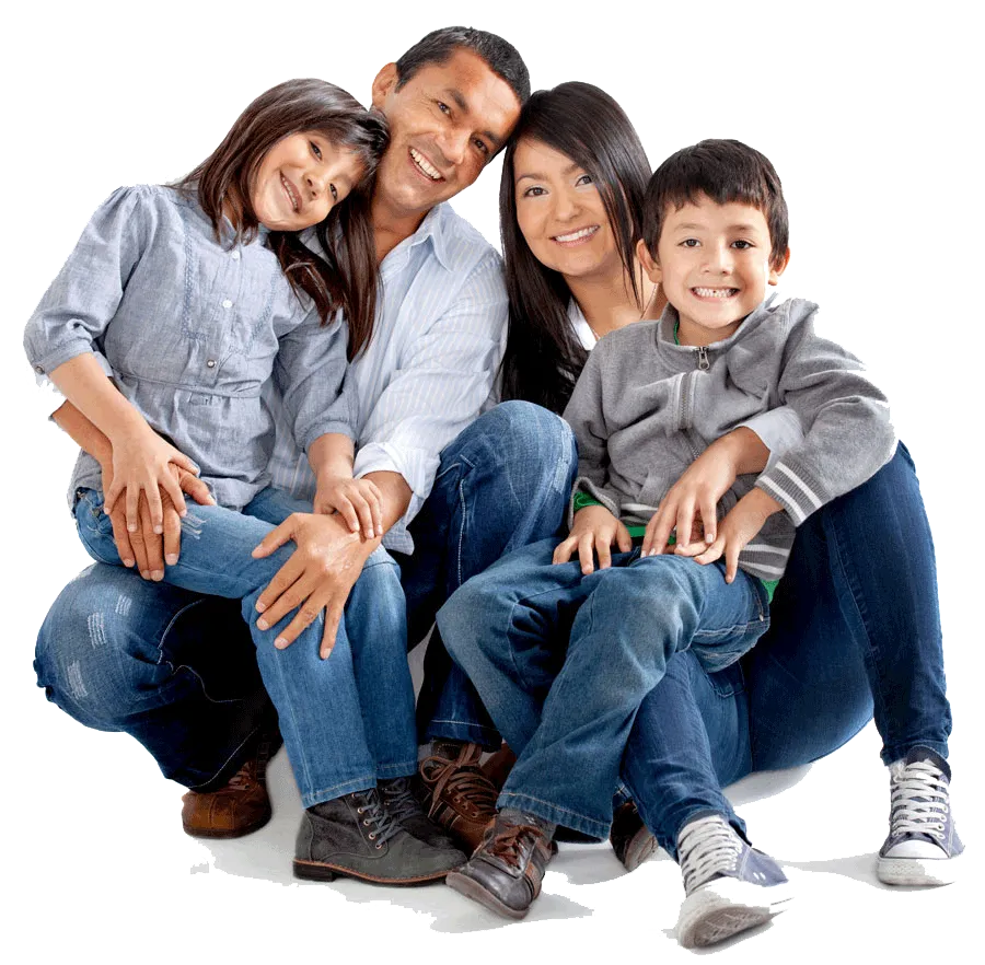Familia disfrutando de los beneficios del Plan Familiar AguaMía